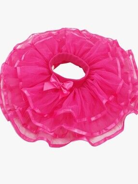4 Layered Tulle Tutu Skirt for Girls Kids Size:7 - Costumes- Dance